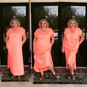 Neon Maxi, with POCKETS! 🧡💕